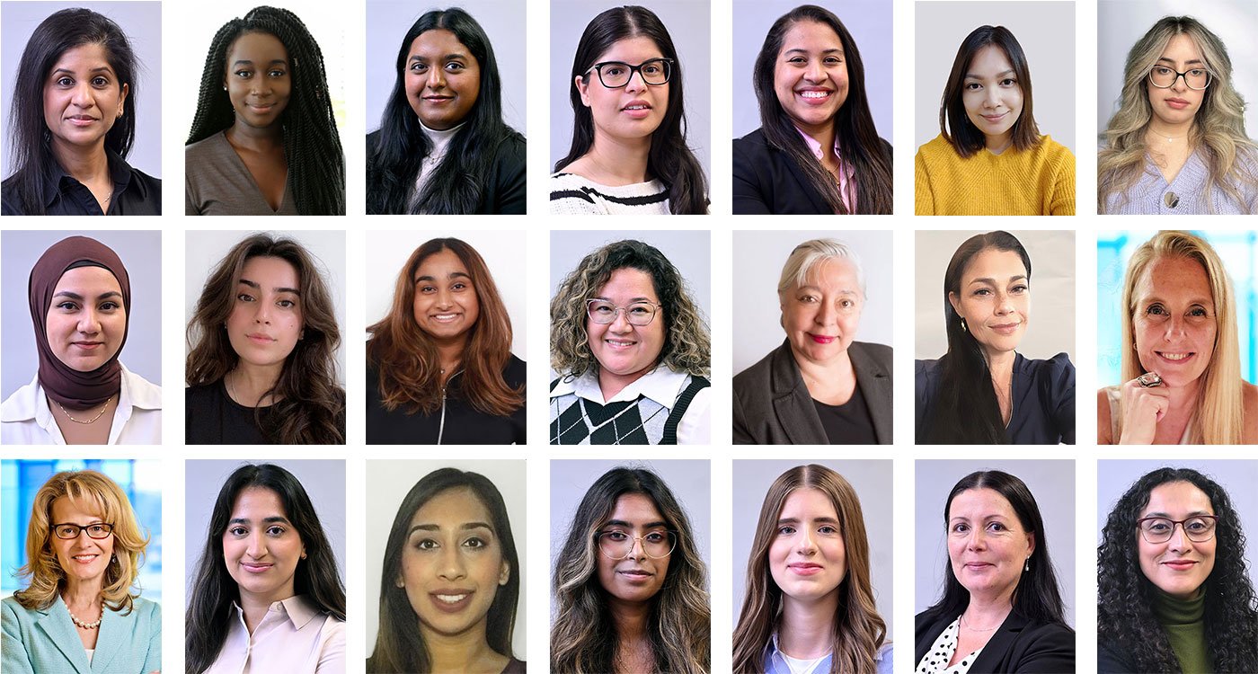 Headshots of all the women who work as part of the ORIHI team